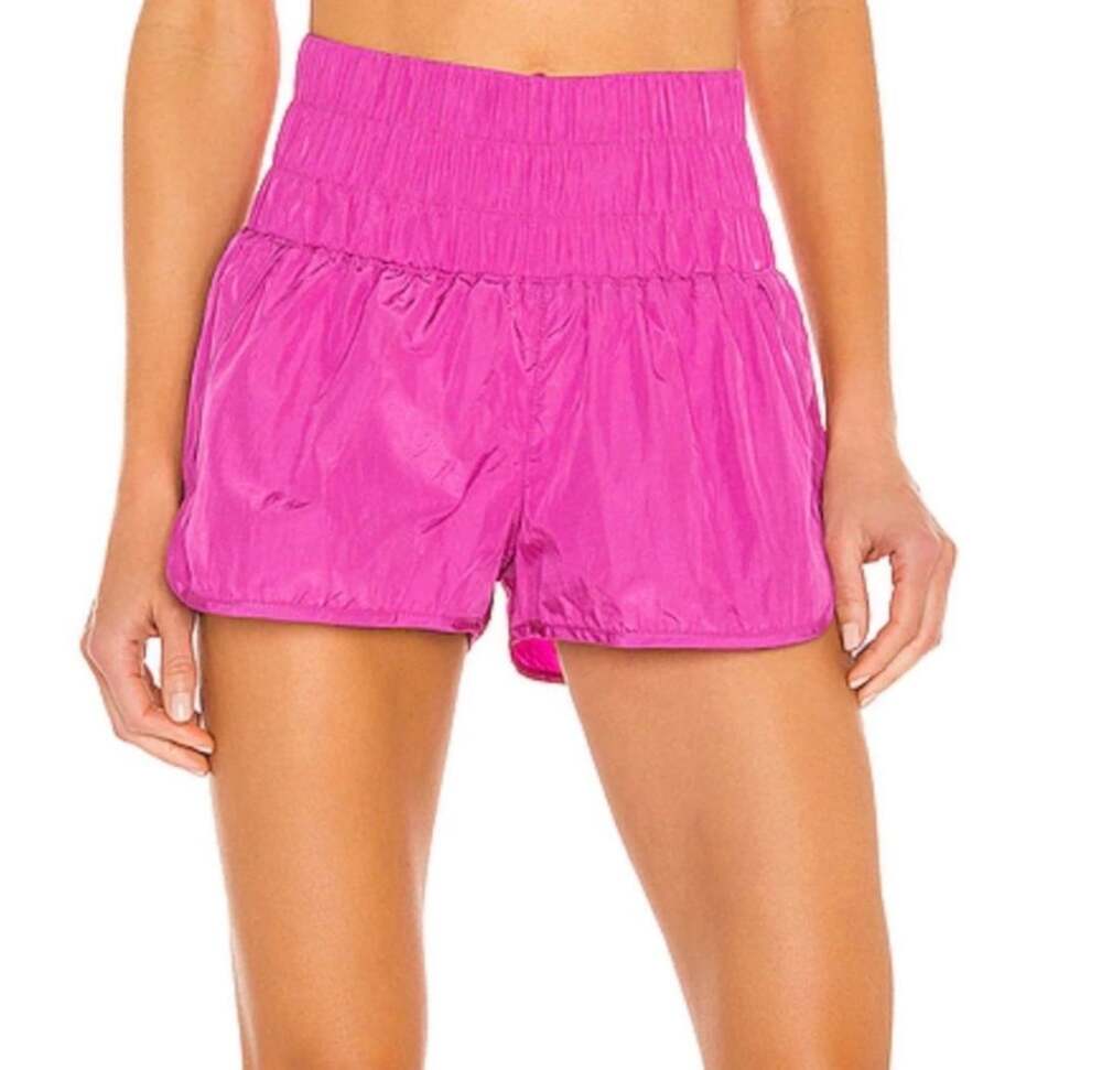 Free People Movement The Way Home Shorts in Vivacious Violet Pink